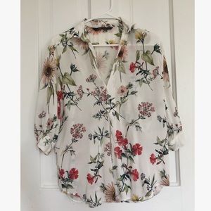 Floral Blouse from Zara